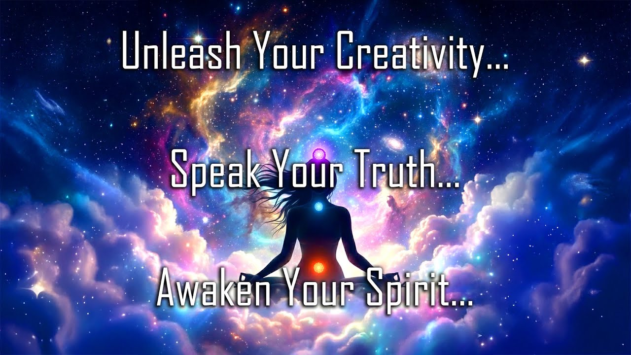 Unleash Creativity, Speak Your Truth, Awaken Spirit: Tuning Sacral, Throat, Crown Chakras with Sound