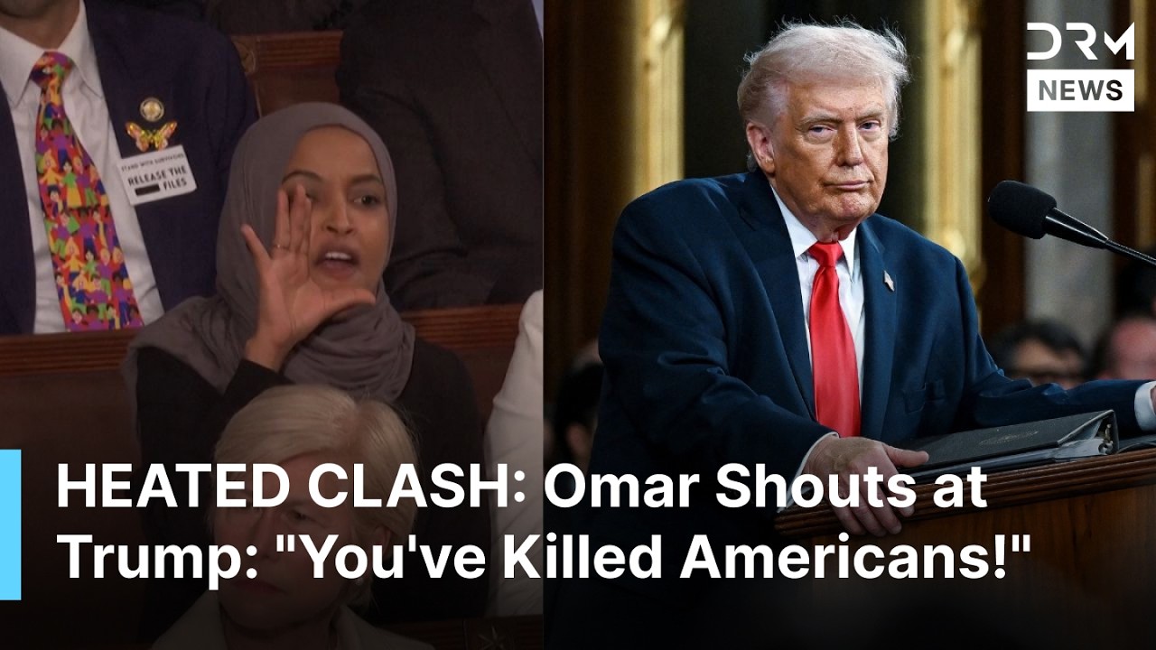 HEATED: Omar Heckles Trump as 