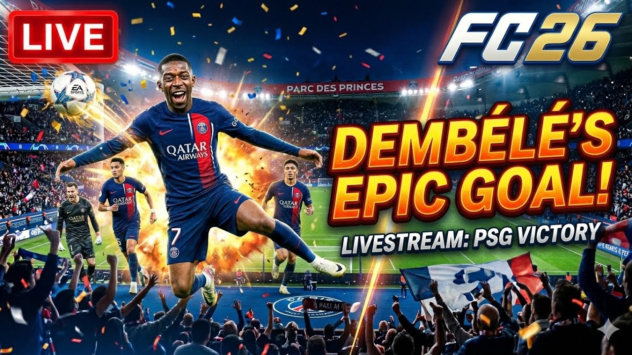 Will PSG win ? FC26 Live 07 March 2026 #live