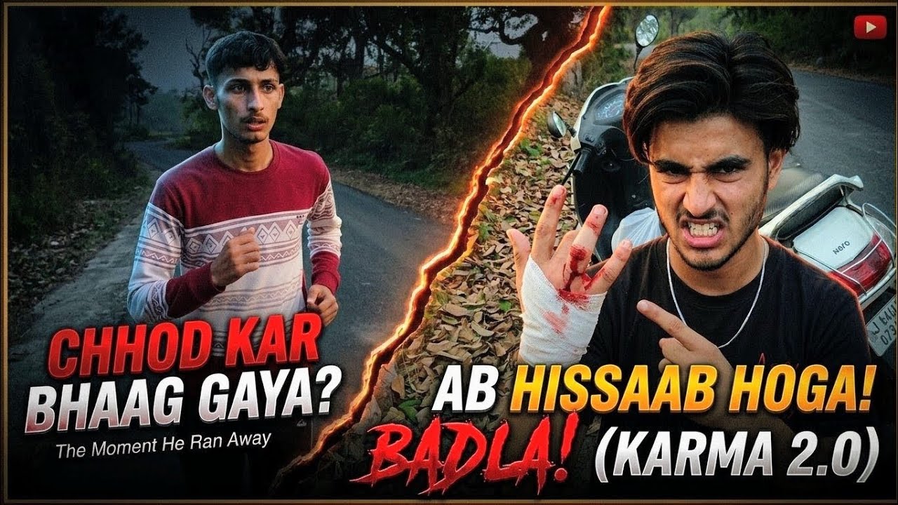 BADLA!(Karma 2.0) The Moment He Run Away 😔