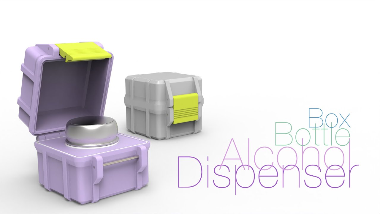Box-Bottle Alcohol Dispenser