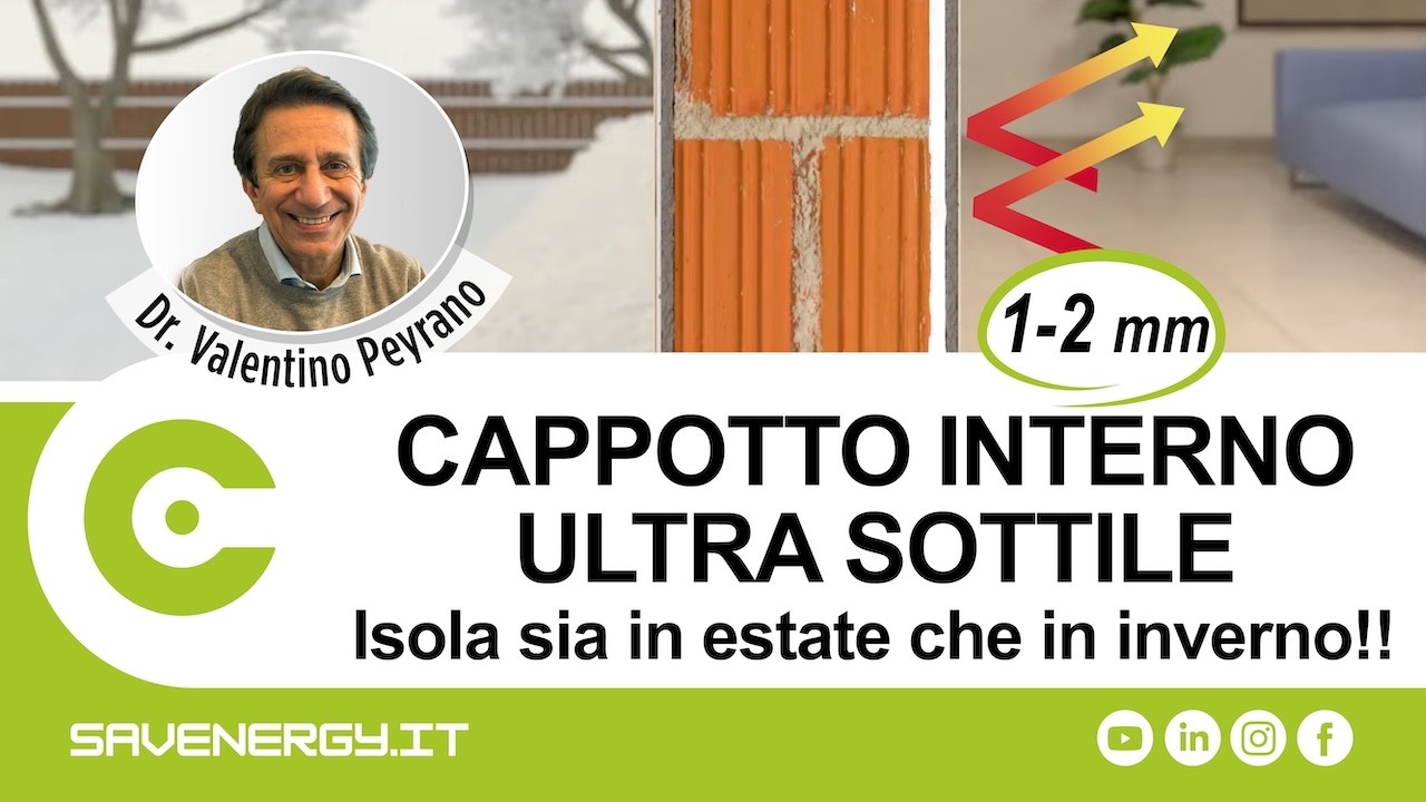 Cappotto Interno - isolare senza toccare la facciata e senza perdere spazio
