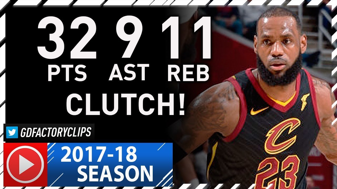 LeBron James CLUTCH Full Highlights vs Kings (2017.12.06) - 32 Pts, 9 Ast, 11 Reb, CRAZY!