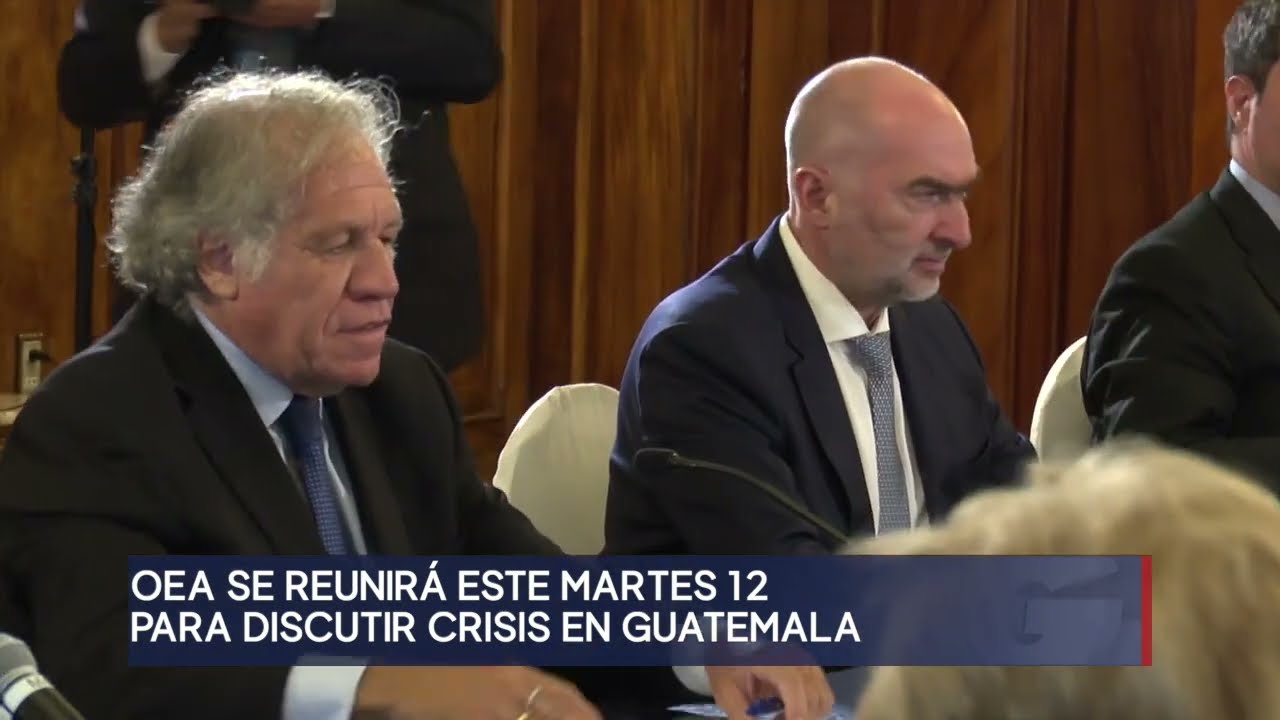 Consejo Permanente de la OEA se reunirá de nuevo para conocer la situación en Guatemala