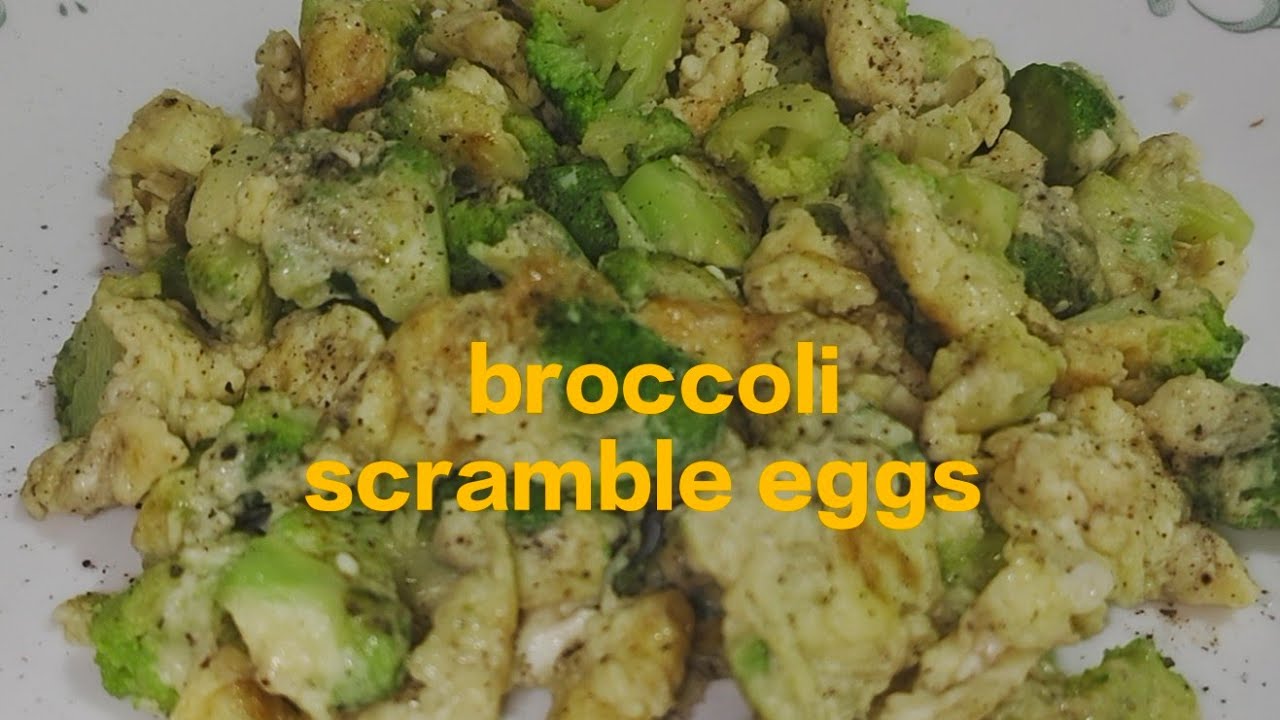 Broccoli 🥦#scrambledeggrecipe #nainika #broccoli eggs #helthyrecipes