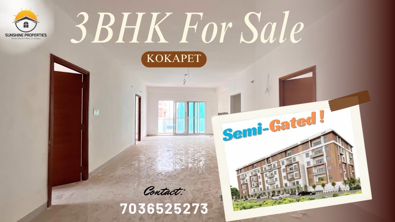 Brand New Flat for Sale – Kokapet (HYD) 7036525273