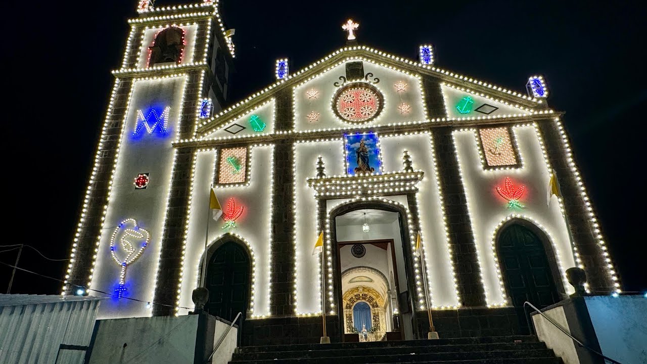 Abertura iluminação Festas Nossa Senhora das Neves Relva / Ponta Delgada, São Miguel Açores 31.07.25