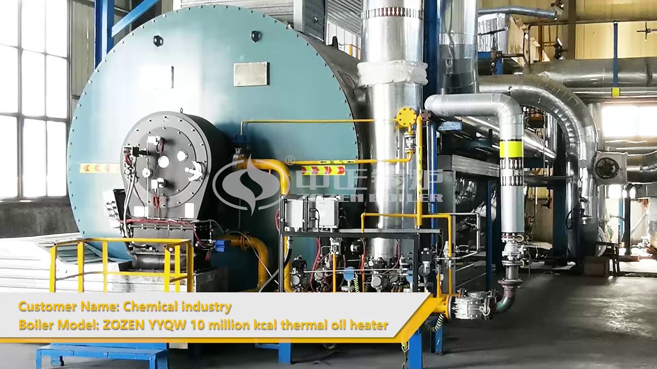 ZOZEN 10 million kcal thermal oil heater for Chemical industry