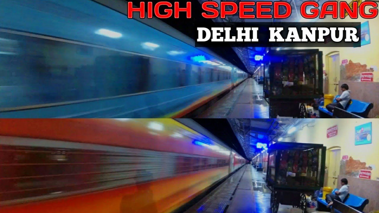 Night Trains at 130 Kmph | Premium and Express Trains on Kanpur Delhi Section