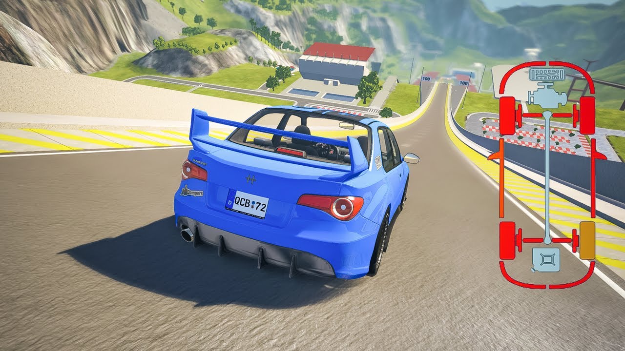 Jumping Cars Damage Test - Beamng drive | SpeedRolls