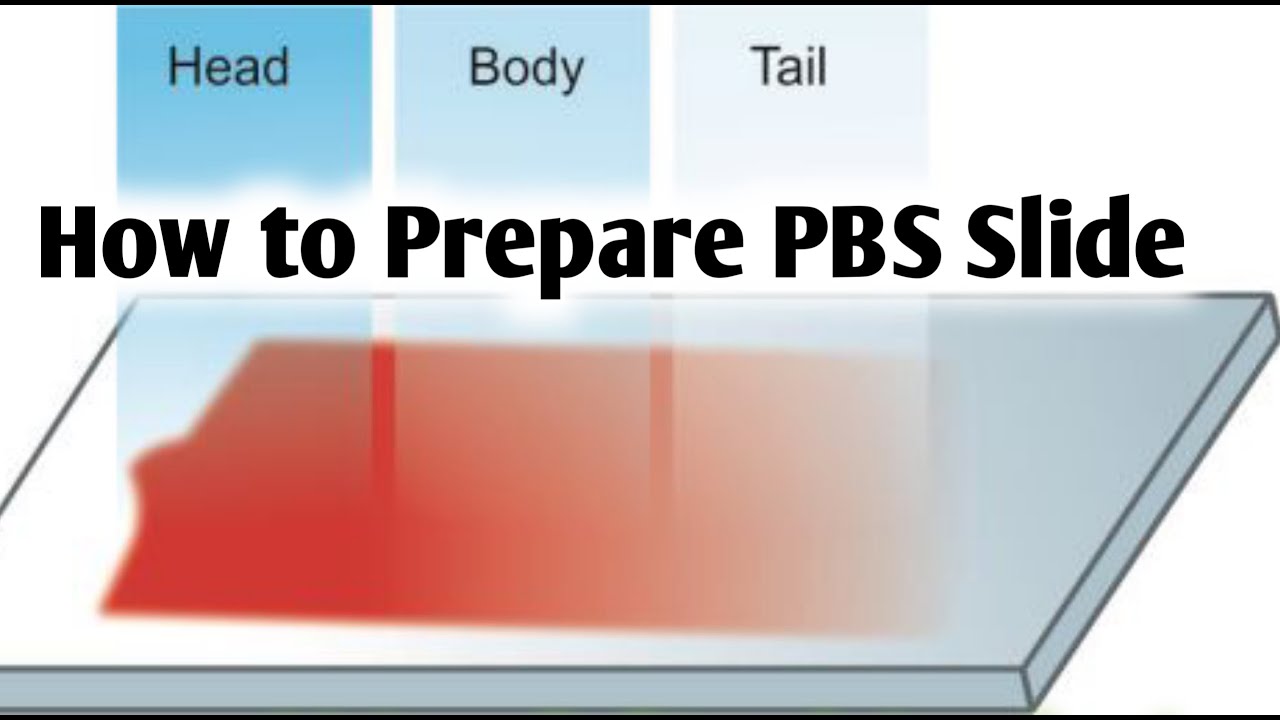 PBS slide preperation