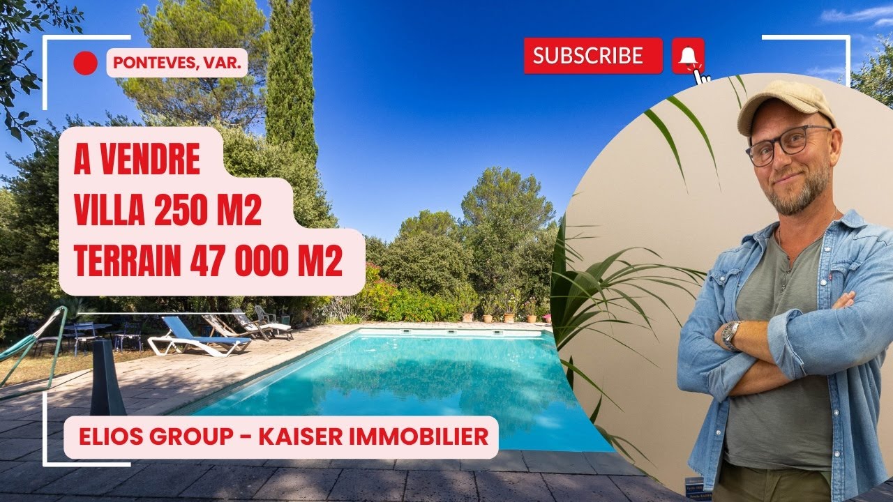 Visite d'une Villa de 250 m2 sur un terrain de 47 000 m2 !!