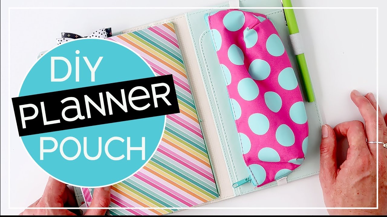 DIY Planner Pouch | Easy Way to Attach a Pouch to Your Planner