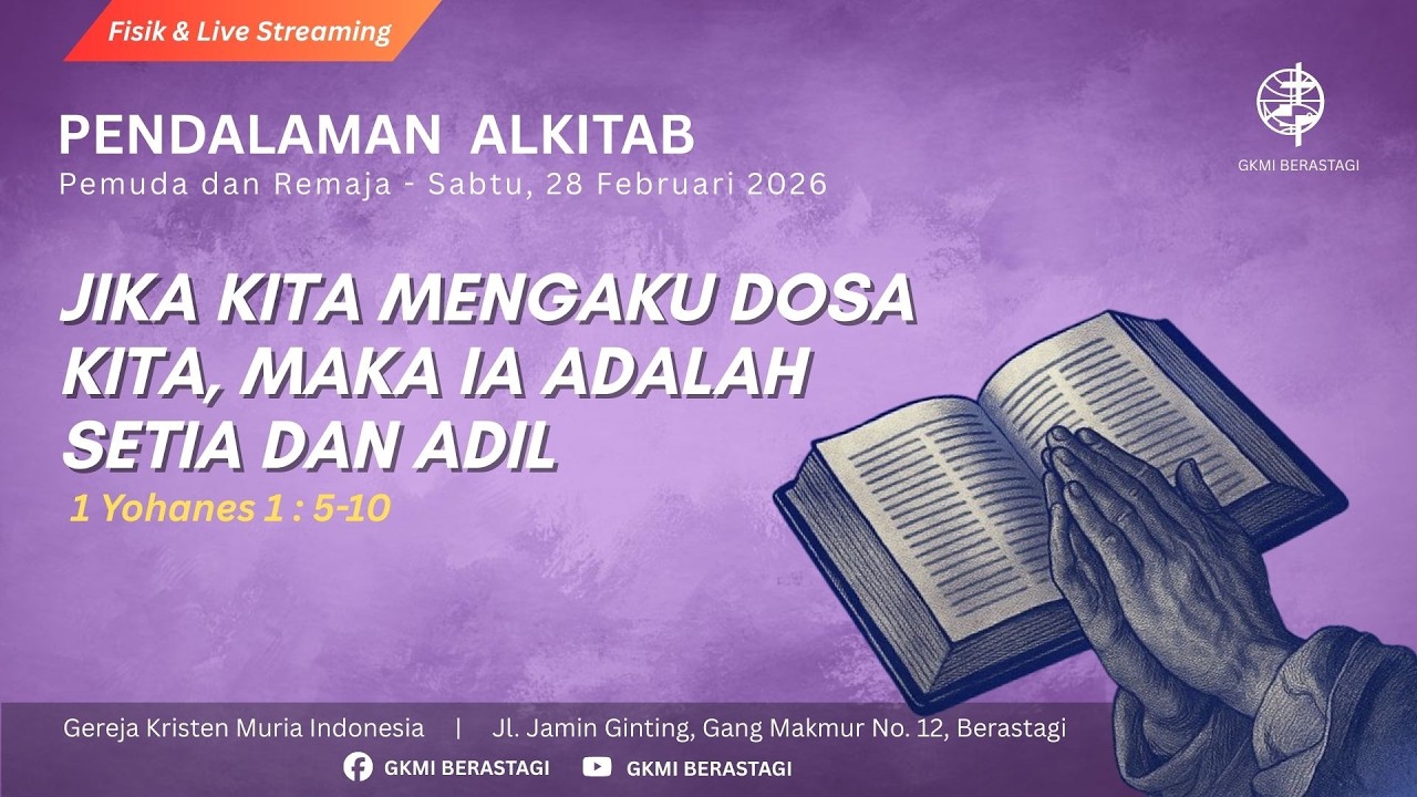 PENDALAMAN ALKITAB PEMUDA REMAJA SABTU 28 FEBRUARI 2026