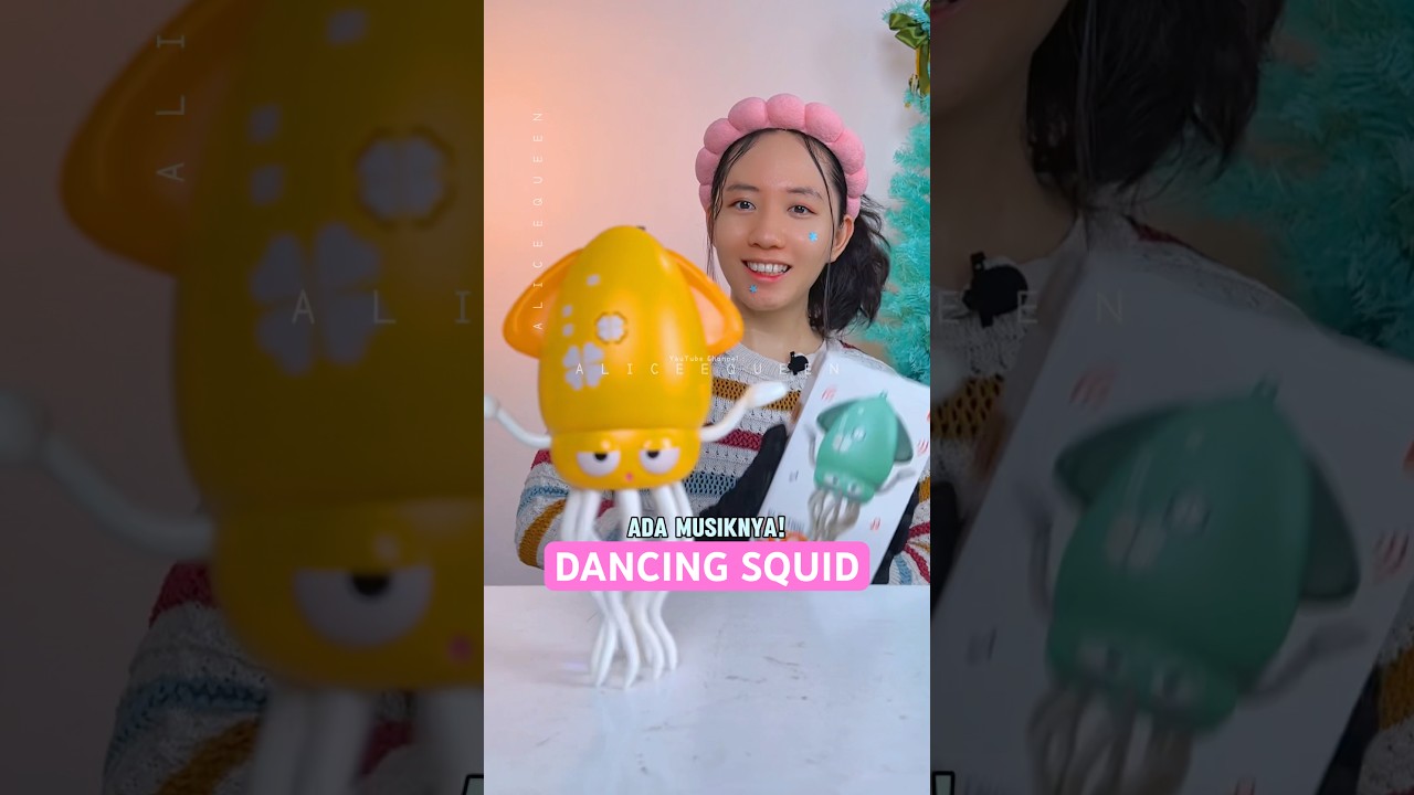 MAINAN VIRAL! Mainan Dancing Squid atau Cumi Cumi Menari atau Gurita Joget Viral