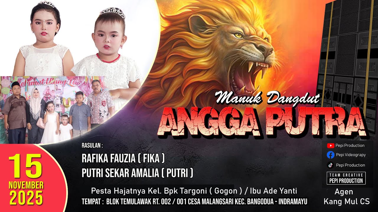 ▶▶LIVE NGARAK/ANGGA PUTRA/RASULAN RAFIKA FAUZIA& PUTRI SEKAR AMELIA/SABTU 15 NOVEMBER 2025