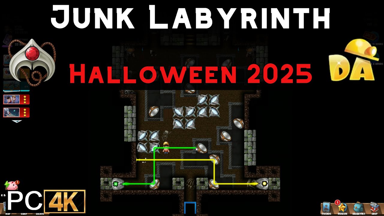 Junk Labyrinth | Halloween 2025 #5 (PC) | Diggy's Adventure