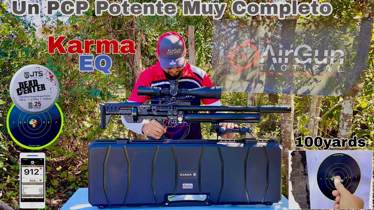 Karma EQ .25 Un PCP Con Vista De Gama Premiun(Unboxing & Review #pcpairrifle  