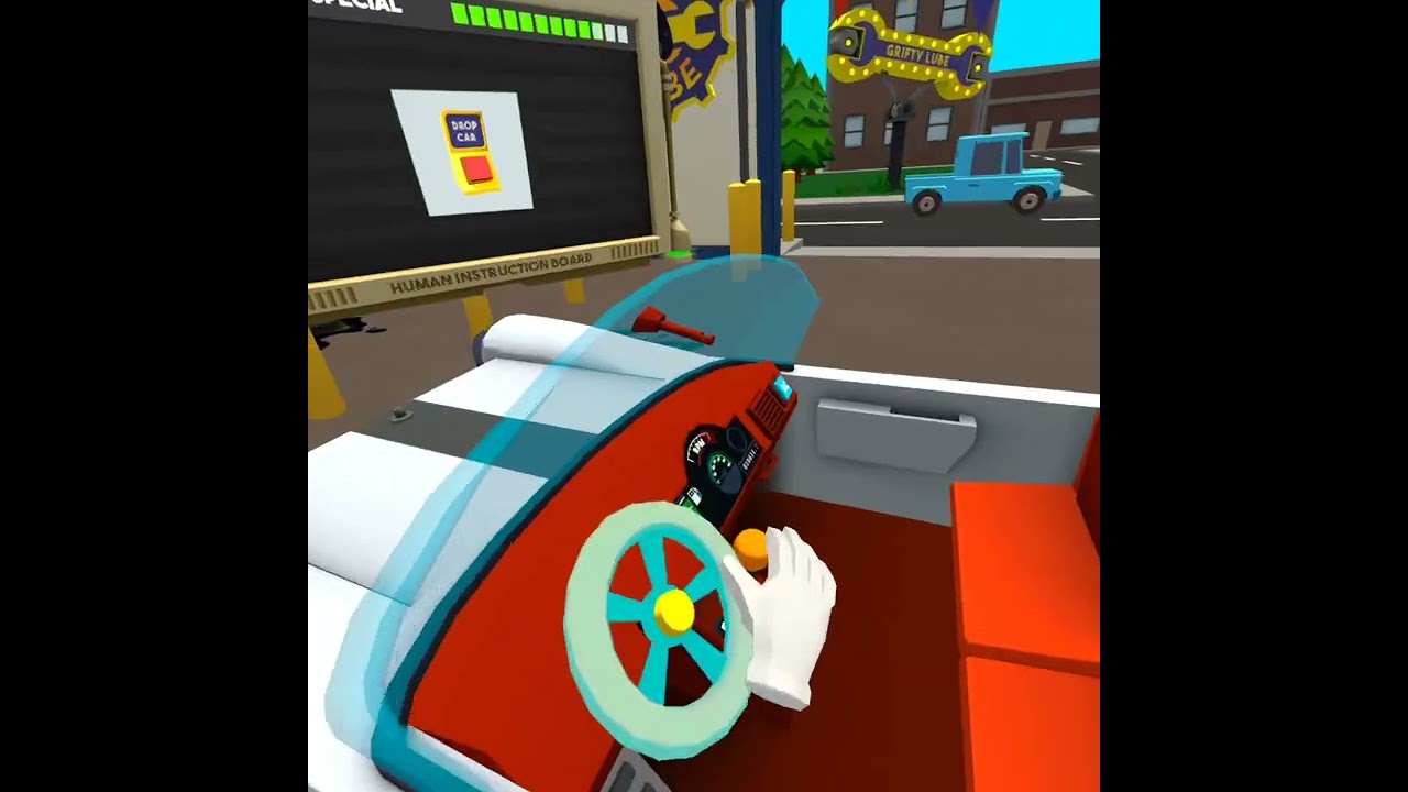 Today we played job simulator 