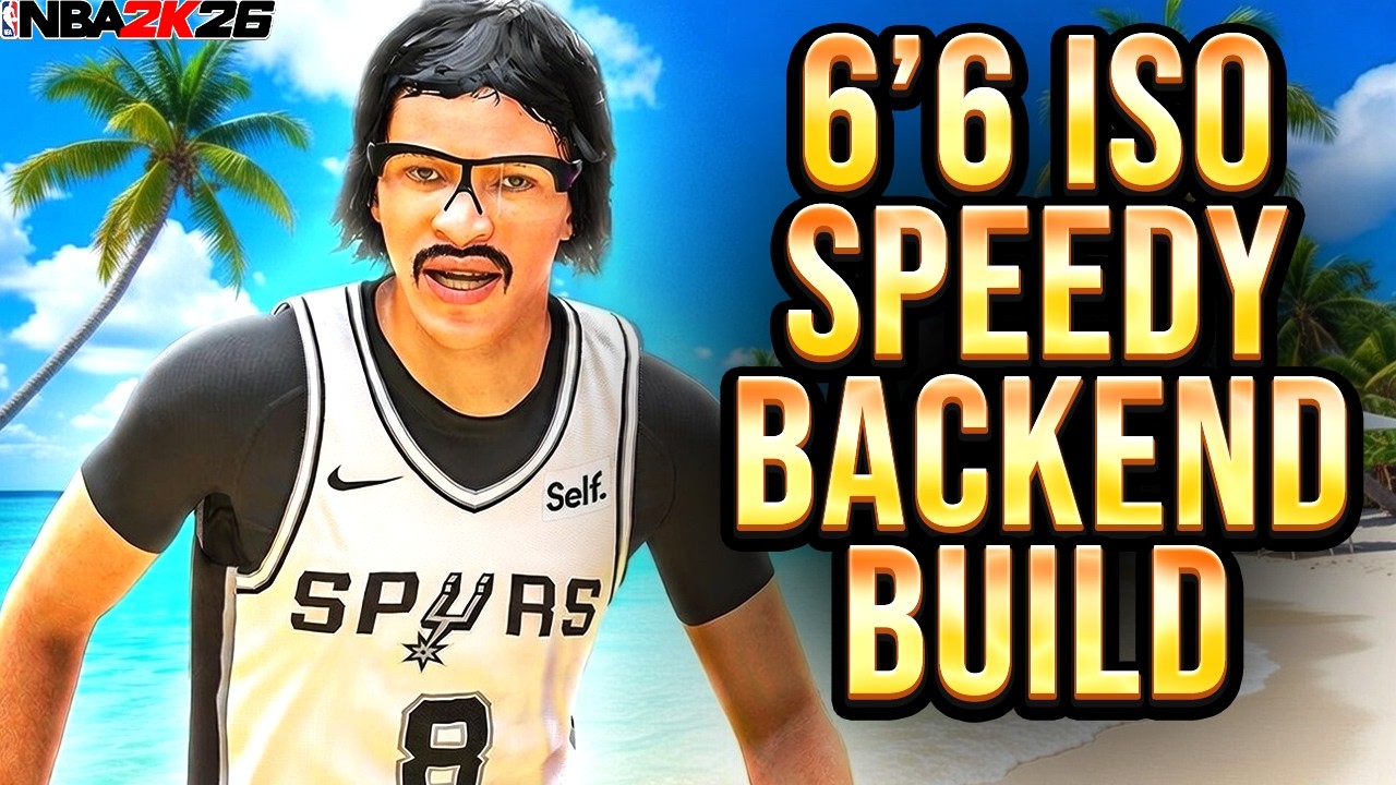 This UNORTHADOX 6'6 ISO SPEED BACKEND Build is UNSTOPPABLE in NBA 2K26 BEST ISO BIG BUILD
