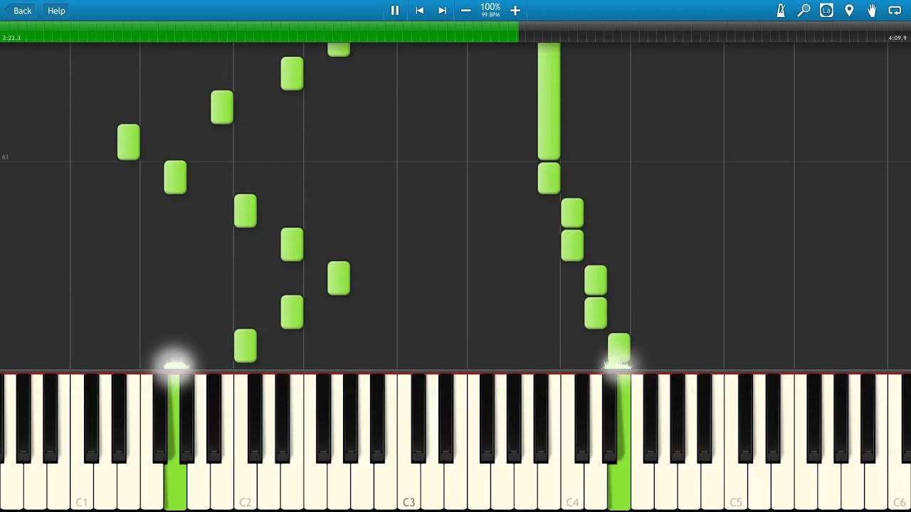 Brian Crain - At the Ivy Gate - Synthesia Tutorial