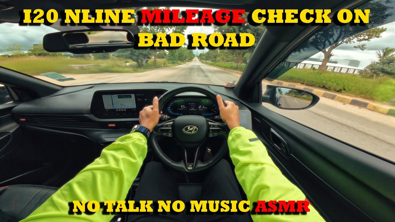 HYUNDAI I20 NLINE- BAD ROAD MILEAGE CHECK(POV) DRIVE ASMR 4K60FPS #osmoaction4 #povs #EP12