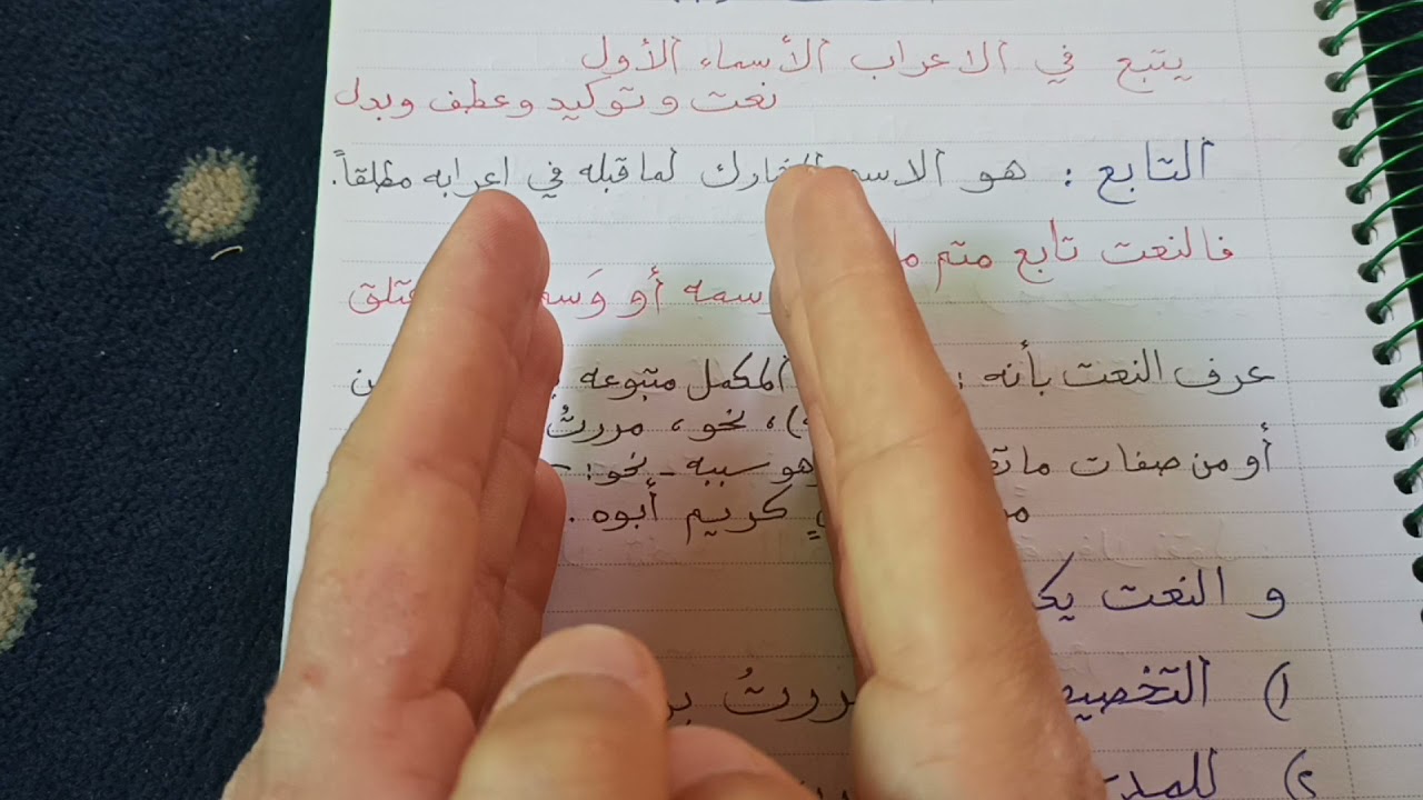 النعت .. صفحة ١-٢ شرح ابن عقيل
