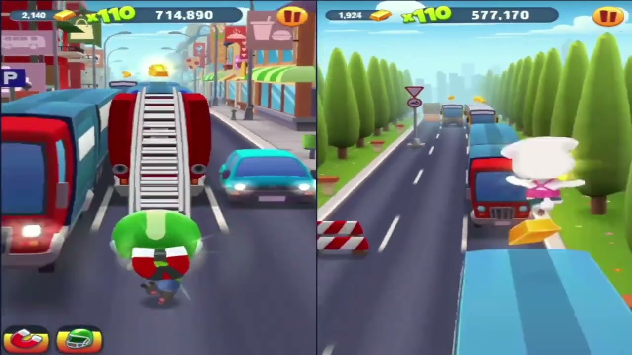 Talking Tom Gold Run Backwards EP.4 - Talking Tom vs Talking Angela (Valentine Day) 15/2/2022