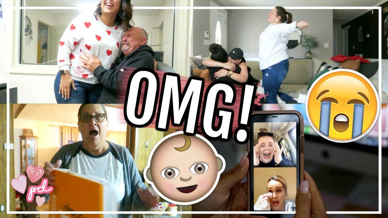TELLING OUR FRIENDS & FAMILY THAT WE ARE PREGNANT! *EMOTIONAL* | Page Danielle