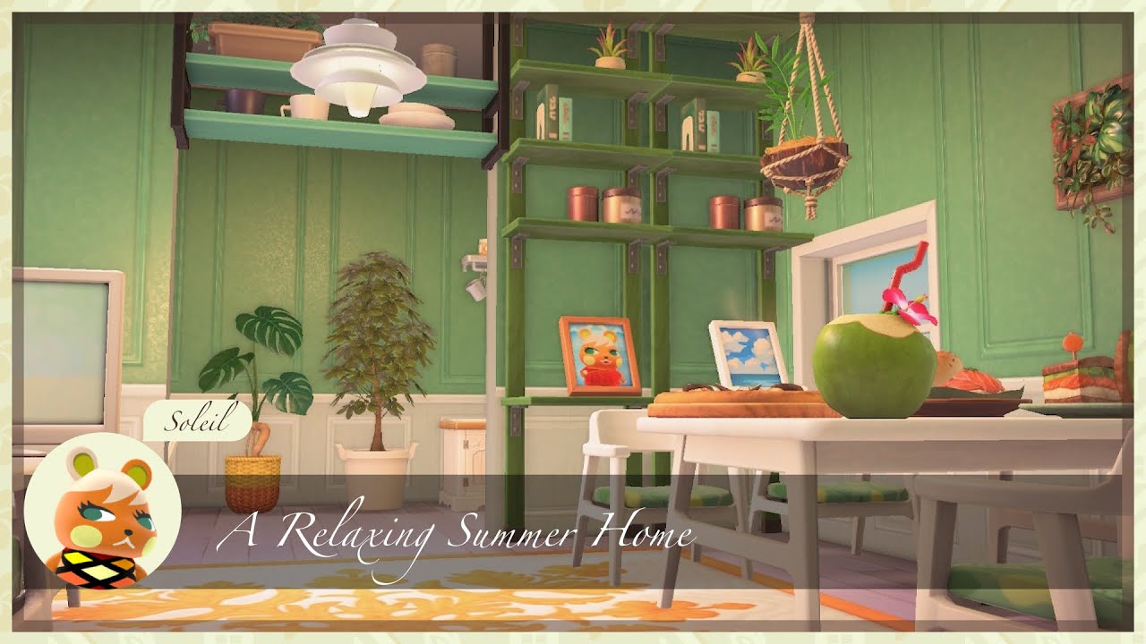 ACNH HHP | Soleil's A Relaxing Summer Home | 샨티 | シャンティ