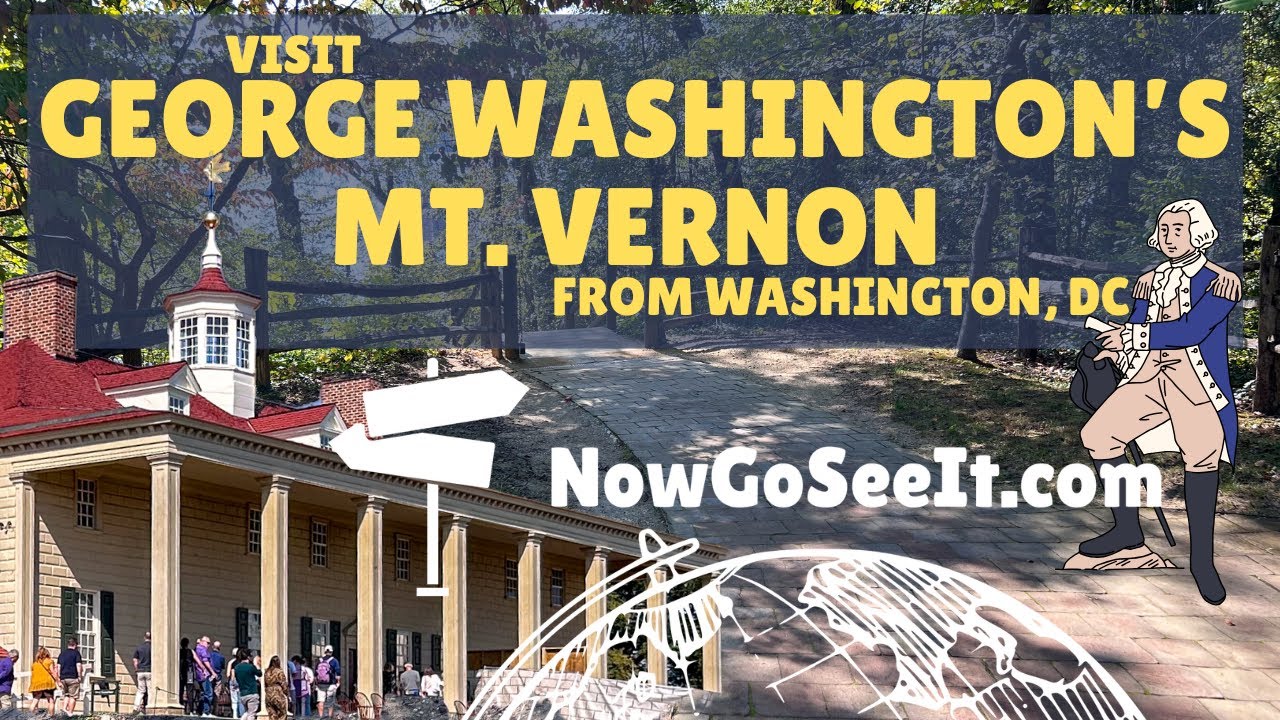 Visiting Mt. Vernon from Washington DC (Arlington) Via Train. An easy Day Trip from DC. Top Tips!