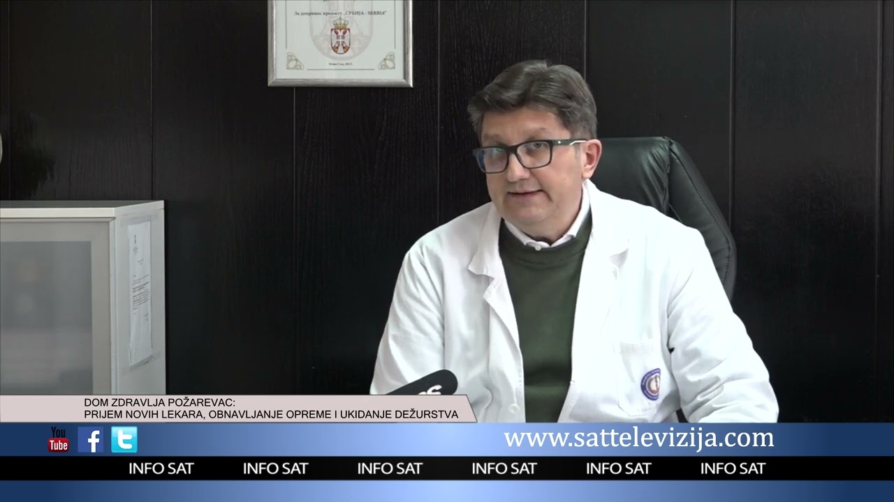 DOM ZDRAVLJA POŽAREVAC: PRIJEM NOVIH LEKARA, OBNAVLJANJE OPREME I UKIDANJE DEŽURSTVA