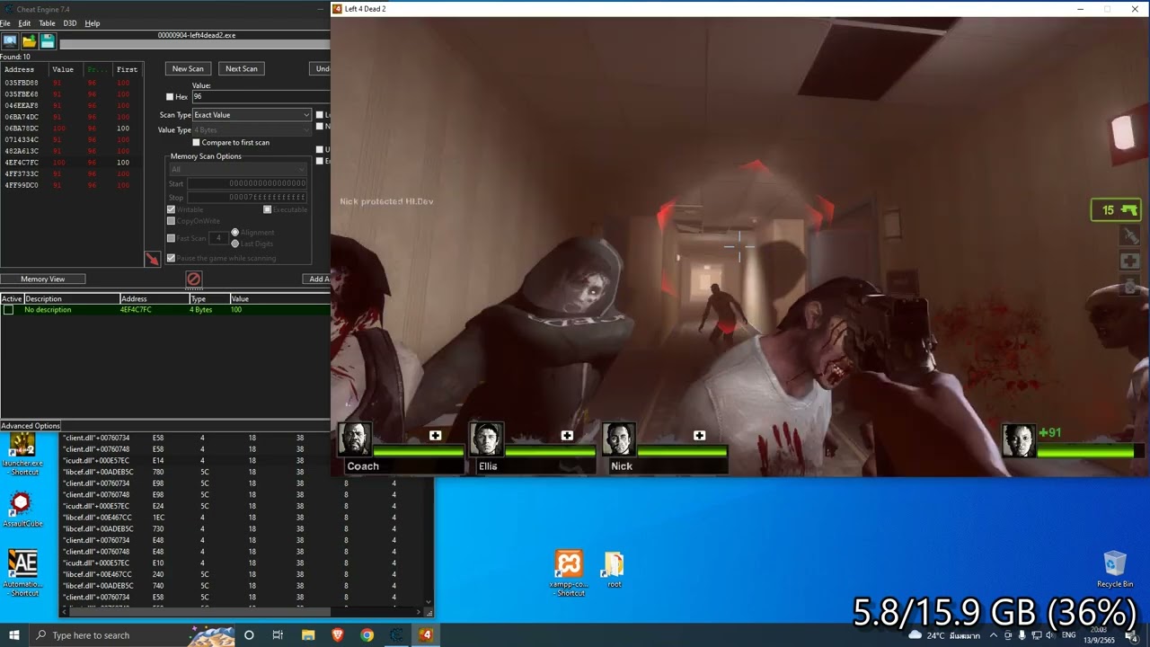 Cheat Engine Ep. 001 วิธีหา Pointer ของ Address