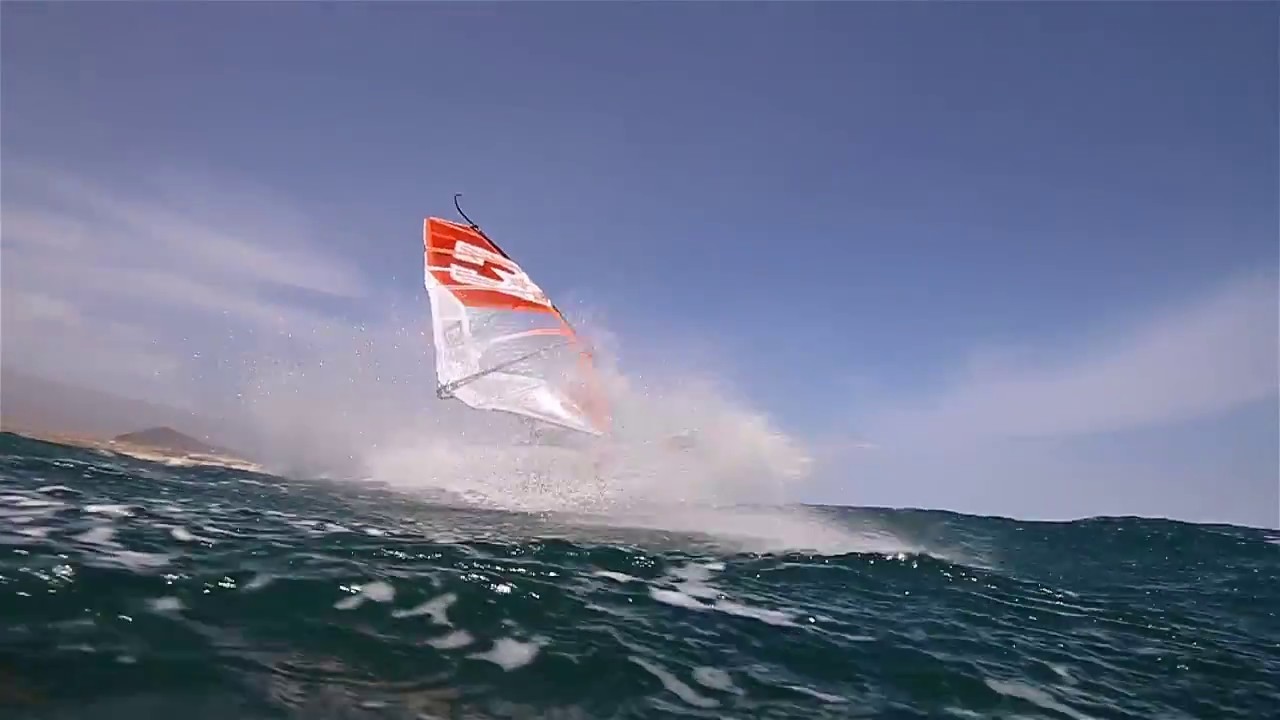 Windsurfing at El Cabezo in El Medano