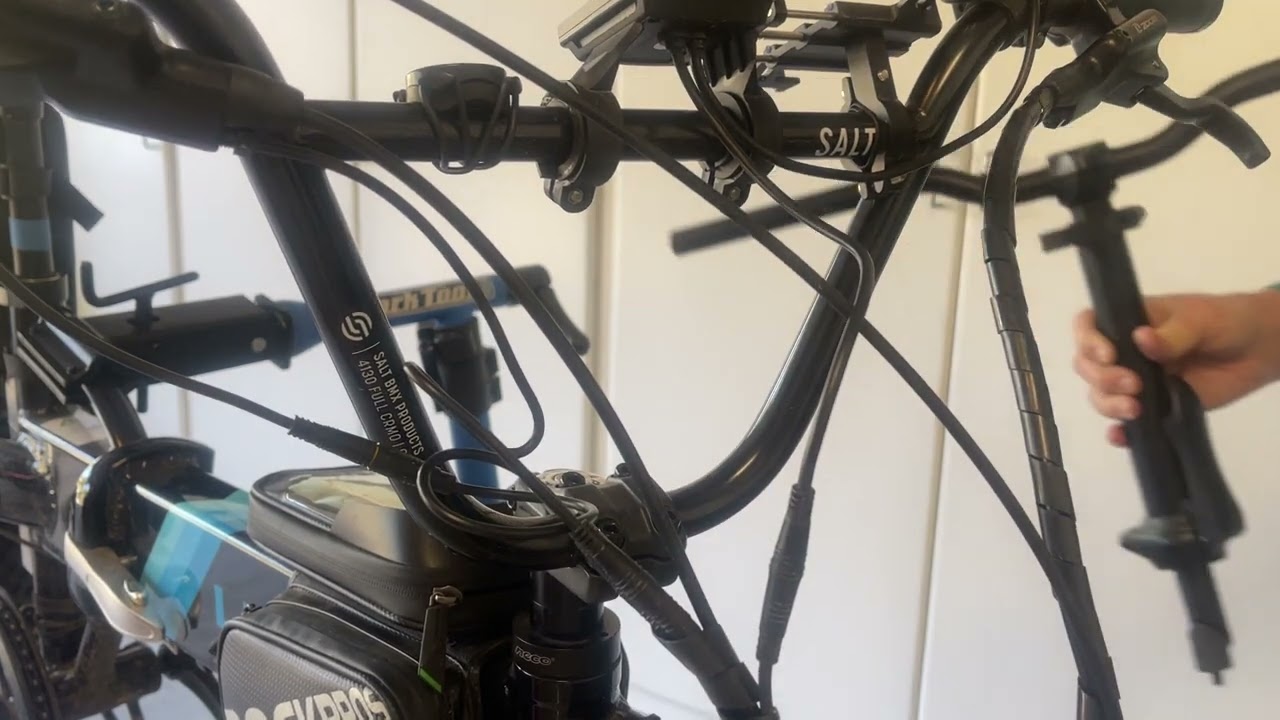 Lectric Ebike BMX Handlebar and Stem Setup