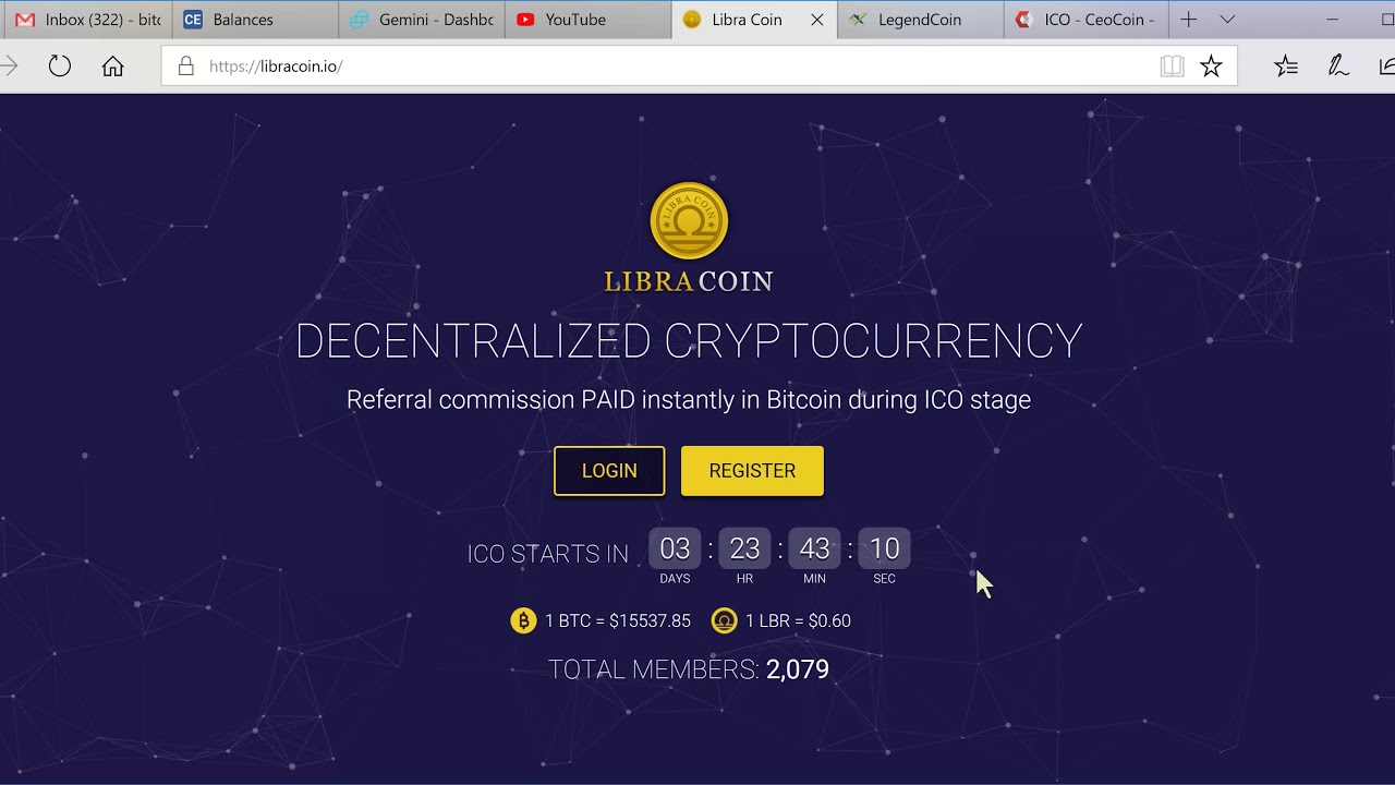 1 HOUR LEFT!! Libra Coin/Legend/CEO Coin ICO's