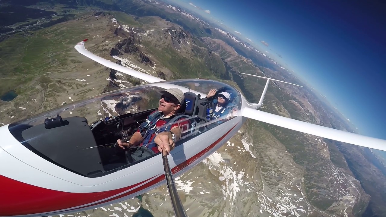 Segelfliegen in den Schweizer Alpen 2016, Schänis Bernina und zurück