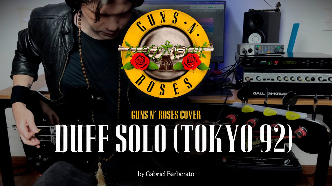 Duff McKagan BASS Solo (Live in Tokyo 1992) | Guns N' Roses Tribute