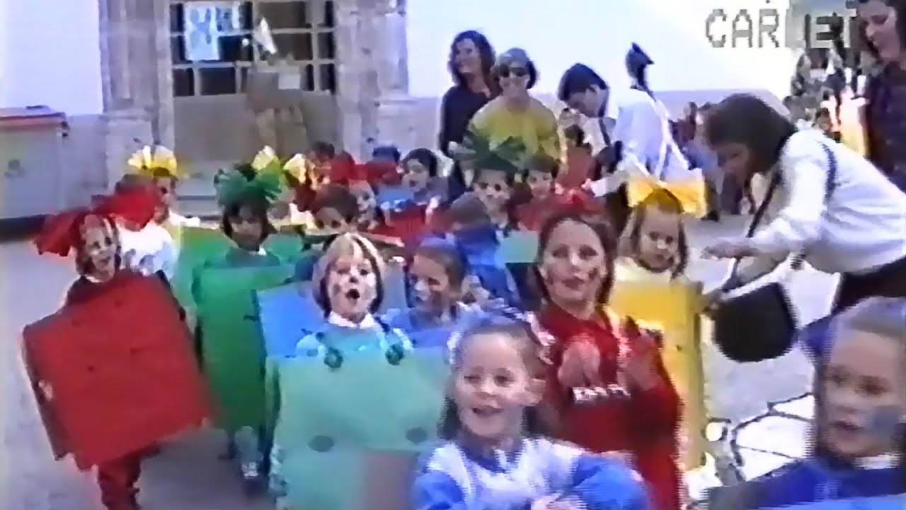 Reportatge del festival de Carnestoltes als col·legis de Carlet - TeleCarlet - Febrer 1990