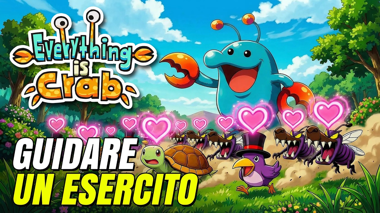 🦀 LA CHALLENGE DOVE NON PUOI ATTACCARE 🦀 Everything Is Crab: The Animal Evolution Roguelite demo ITA