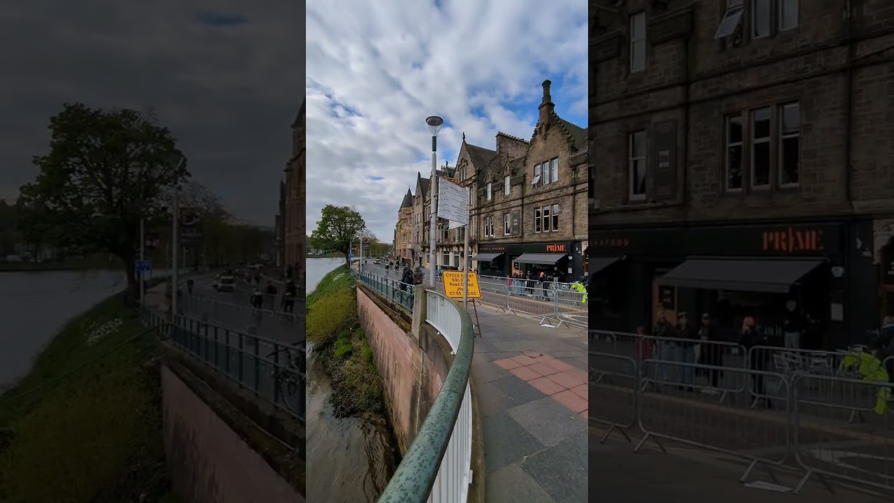 THE FINISH LINE OF THE LOCH NESS ETAPE CYCLE RACE 2024