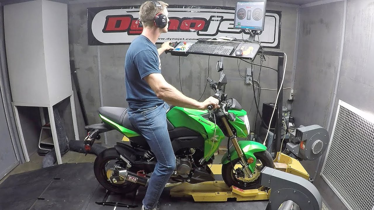 2017 Kawasaki Z125 Pro Yoshimura RS-2 Exhaust Install With Dyno Video