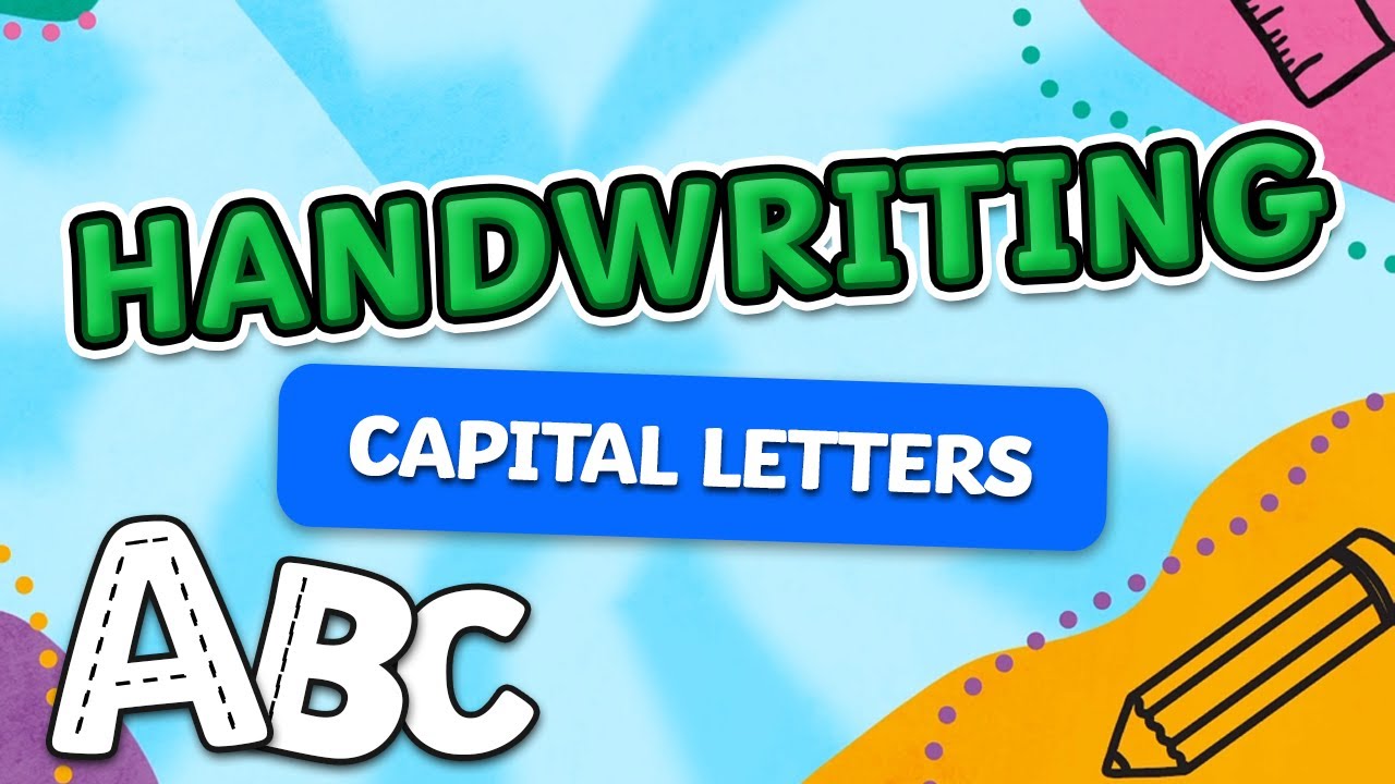 Capital Letters | Handwriting Guide Twinkl