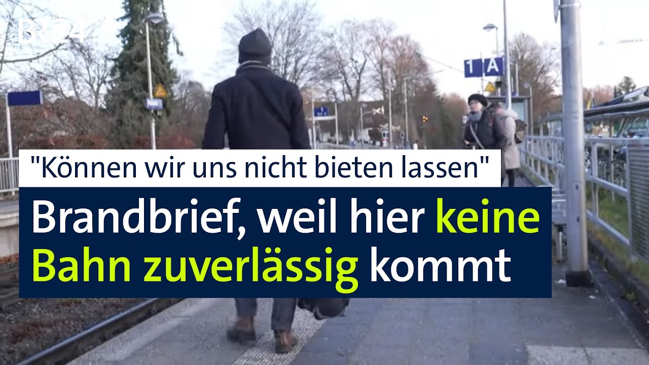 Kein Verlass auf die S-Bahn: B&uuml;rger schreiben Brandbrief an Bahngesellschaft | Abendschau | BR24