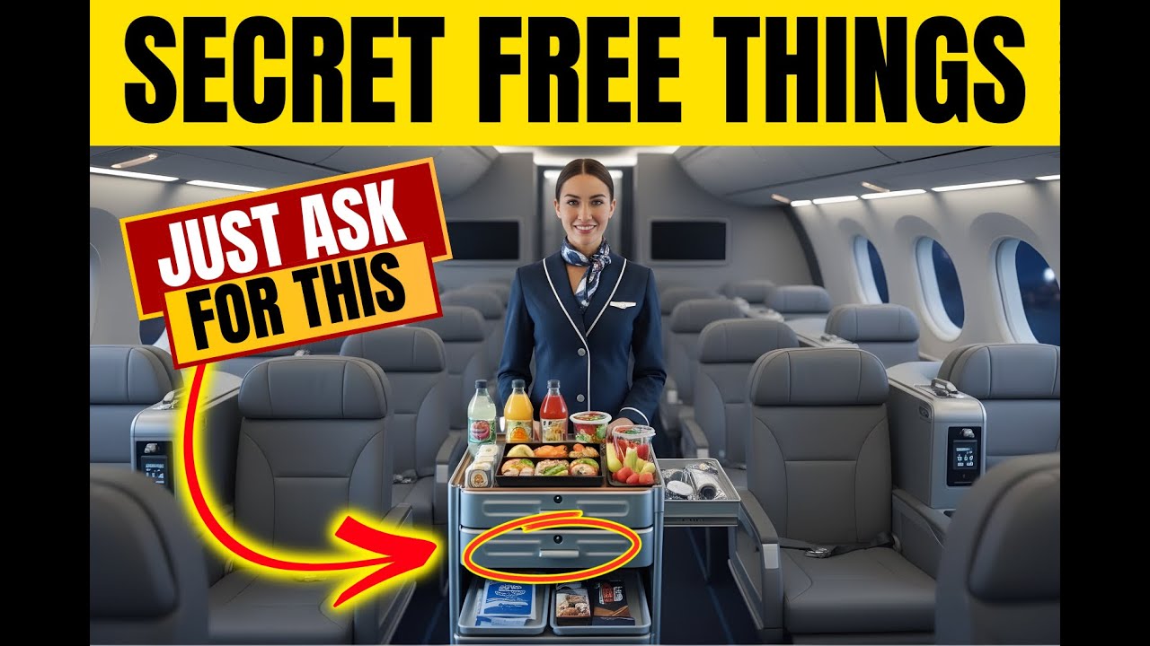 15 FREE THINGS You Didn’t Realize You Can Ask Flight Attendants For