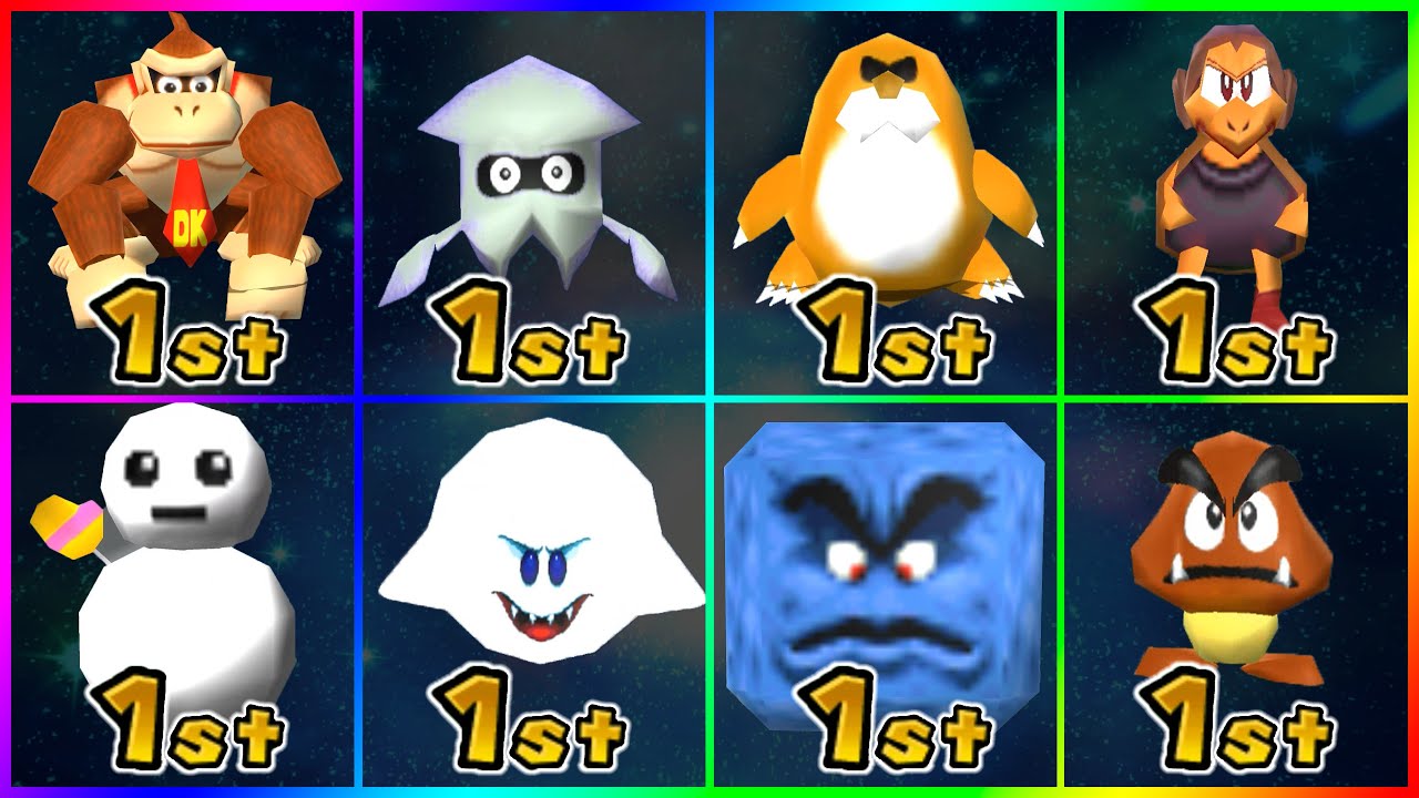 Mario Party 9 New N64 Pack - All Characters Minigame Gameplay