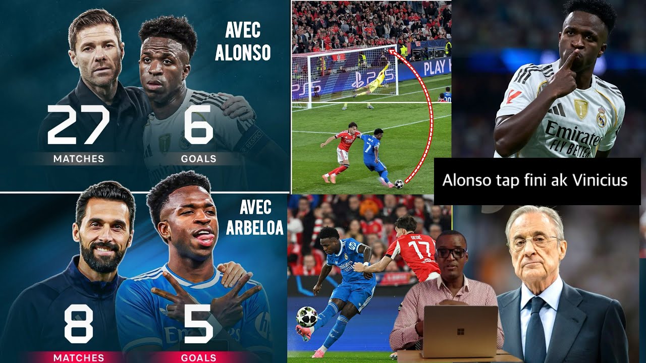 Mezanmi Alonso tap fini ak Vinicius 🙆‍♂️gade kòman Arbeloa resisite jwè a nan Real Madrid 