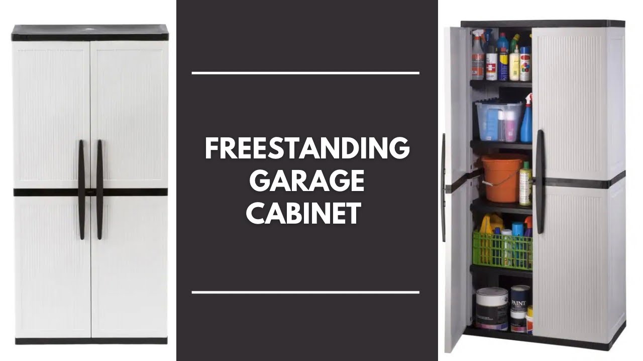Plastic Freestanding Garage Cabinet in Gray | Unboxing & Assembly
