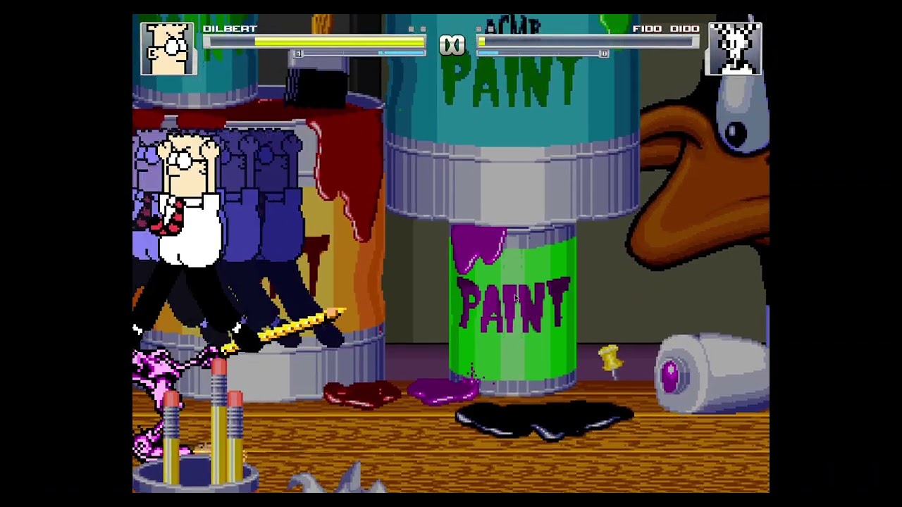 Mugen: Dilbert (me) vs Fido Dido!