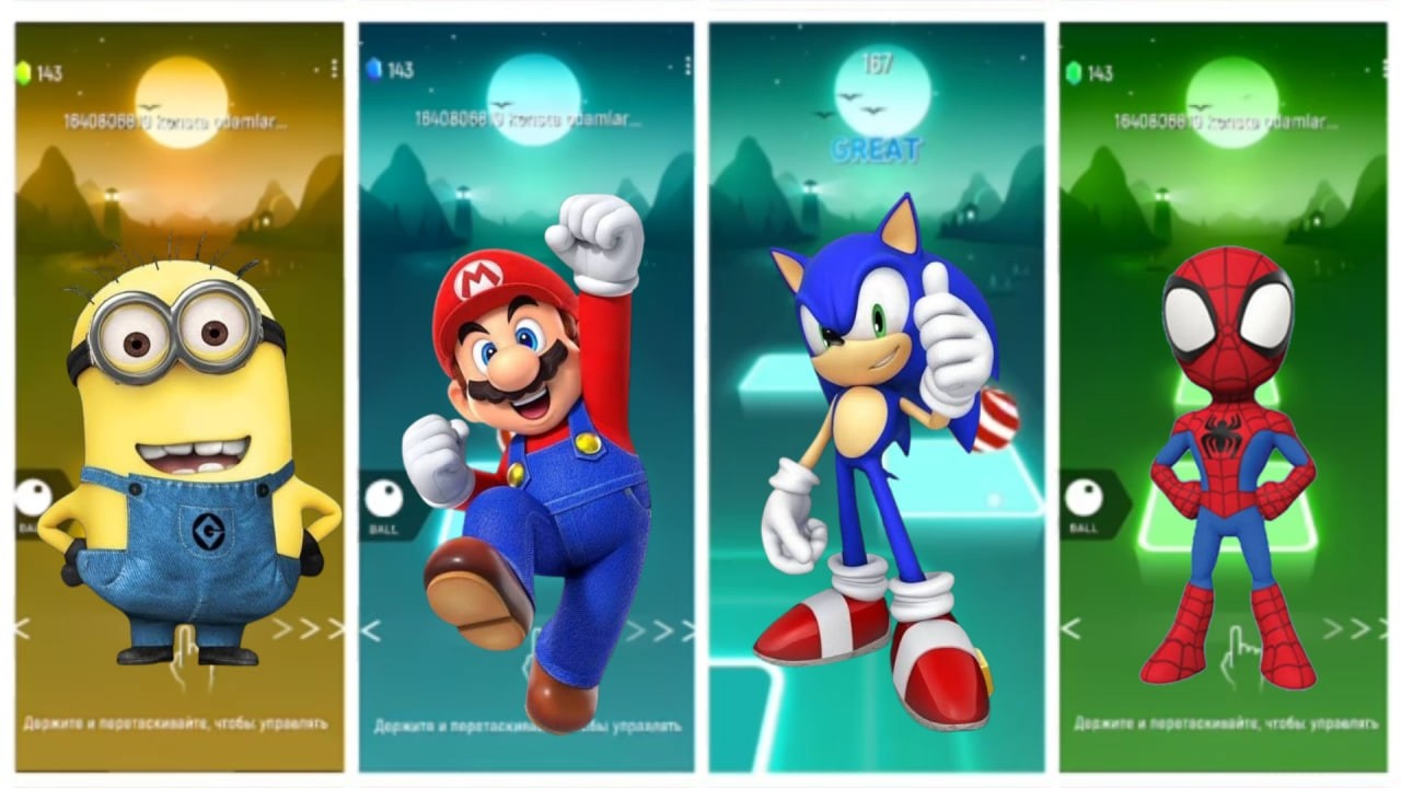 Minion vs Mario vs Sonic vs Spider-Man | Funny Animation